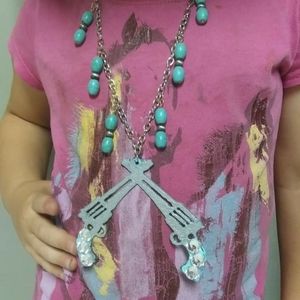 Pistol necklace